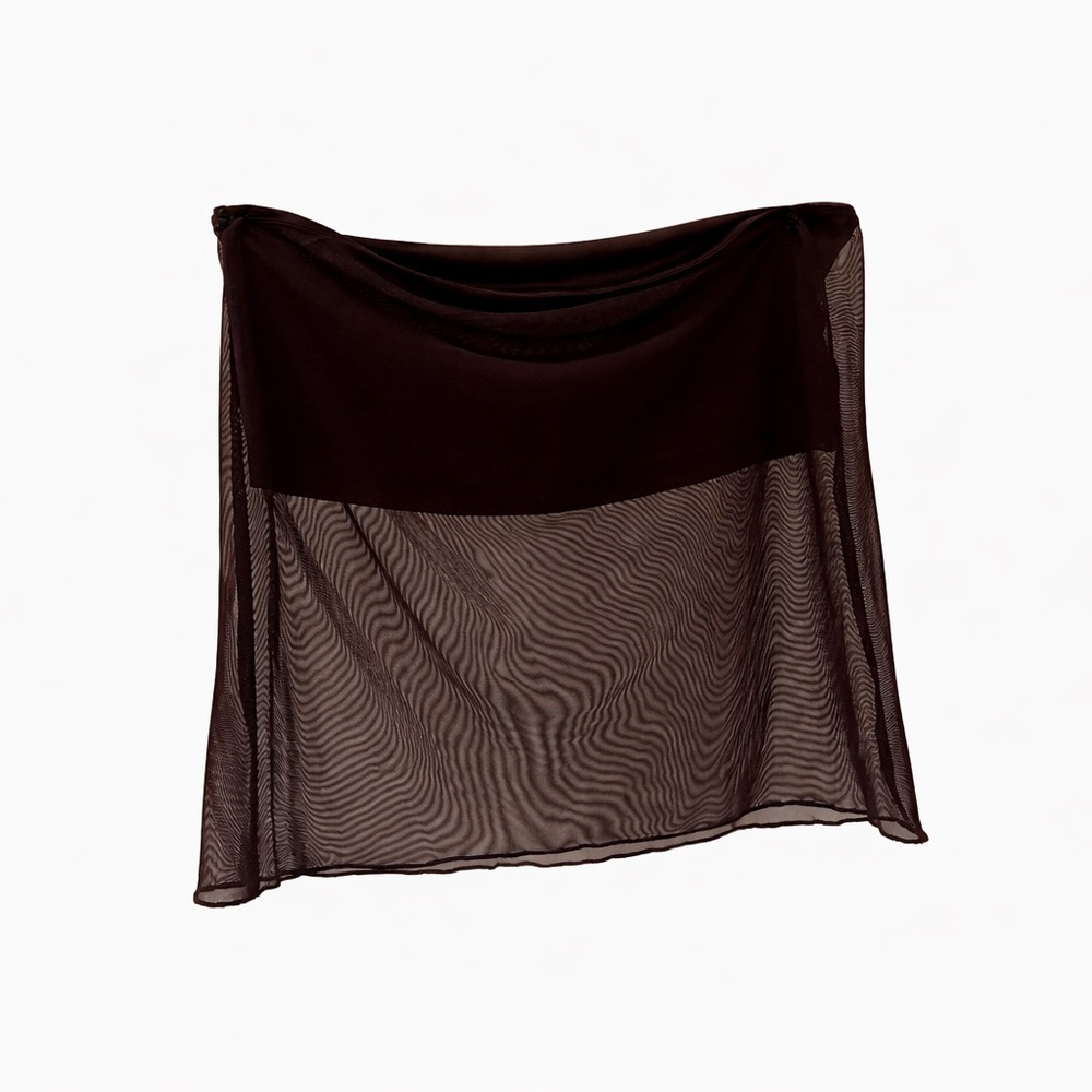 H&M Black Sheer Top